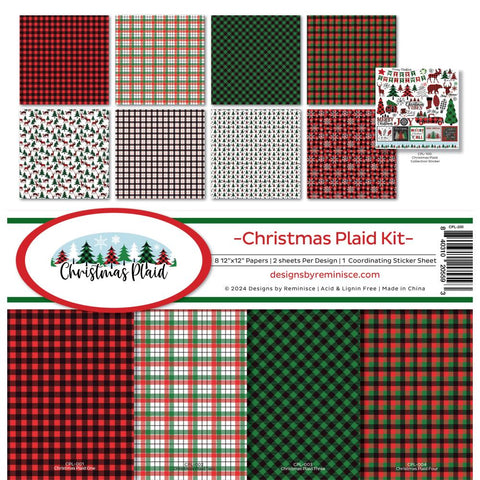 Reminisce 12x12 Collection Pack - [Collection] - Christmas Plaid