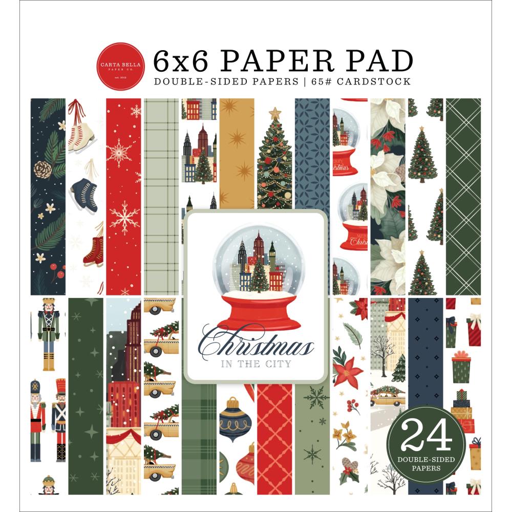 Carta Bella 6x6 Paper Pad  [Collection] - Christmas In The City