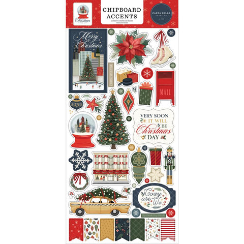 Carta Bella Chipboard  Accents [Collection] - Christmas In The City