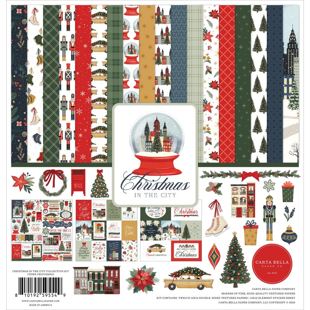 Carta Bella 12x12 Paper [Collection] - Christmas In The City