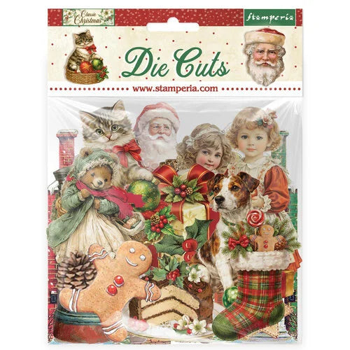 Stamperia Adhesive Die Cuts [Collection] - Classic Christmas