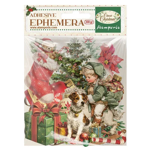 Stamperia Adhesive Ephemera [Collection] - Classic Christmas