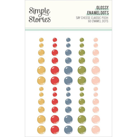 Simple Stories Enamel Dots - [Collection] - Say Cheese Classic Pooh