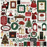 Carta Bella Cardstock Stickers - [Collection] - Classic Christmas
