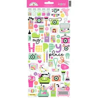 Doodlebug Design  Icon  Cardstock  Stickers - Color Me Crafty