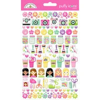Doodlebug Design Puffy Stickers Icons - Color Me Crafty