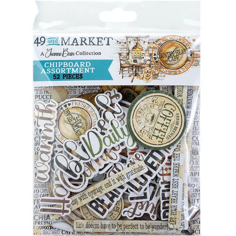 49 and Market  Chipboard Sentiments - Country Heart Cafe