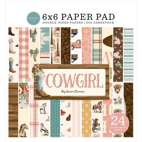Carta Bella 6x6 Paper Pad  [Collection] - Cowgirl