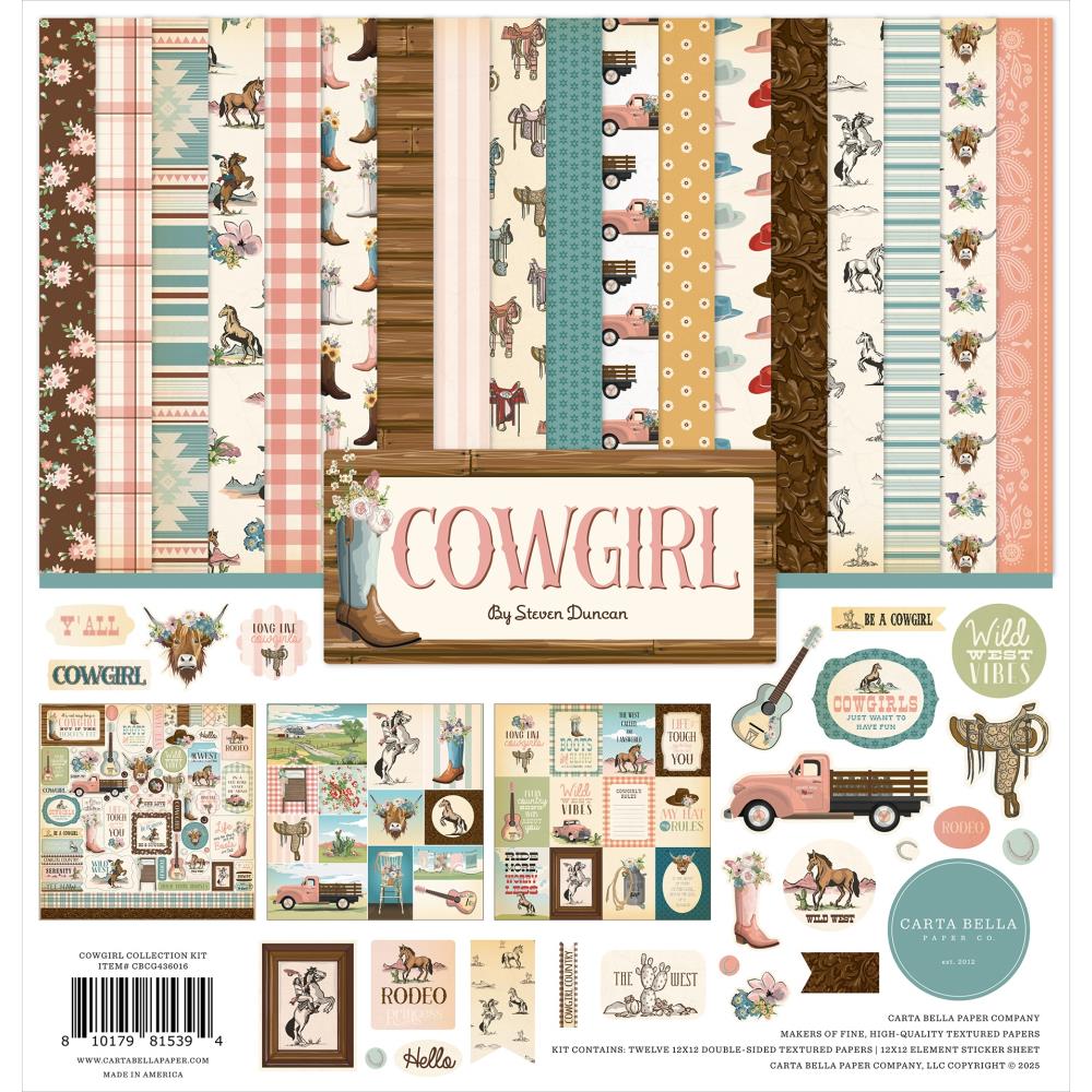 Carta Bella 12x12 Paper [Collection] - Cowgirl