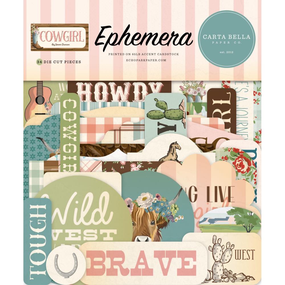 Carta Bella Ephemera   [Collection] - Cowgirl