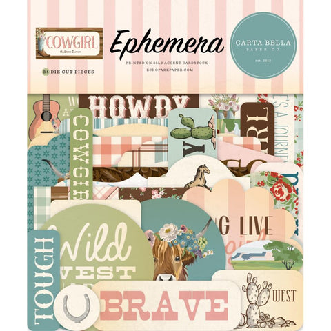 Carta Bella Ephemera   [Collection] - Cowgirl