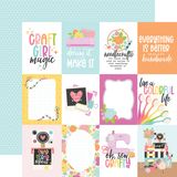 Echo Park Paper 12x12 Cardstock  [Collection] - Craft Room - 3x4 Journaling Cards
