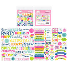 Doodlebug Design Chit Chat  [Collection] -Cupcakes & Candles