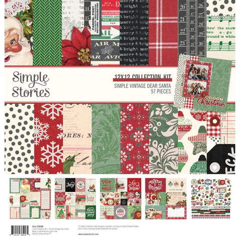 Simple Stories  12x12 Paper [Collection] - Simple Vintage Dear Santa