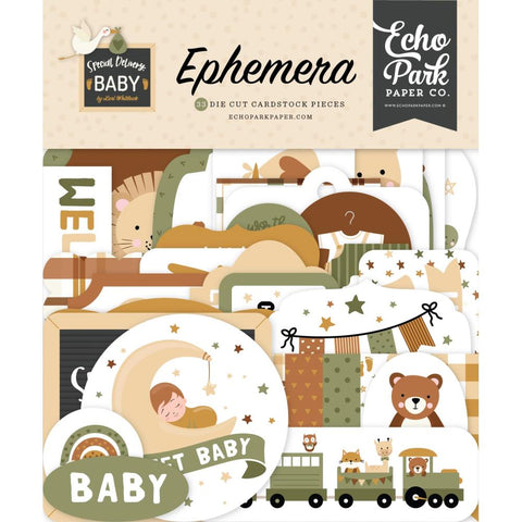 Echo Park Ephemera  [Collection] -  Special Delivery Baby