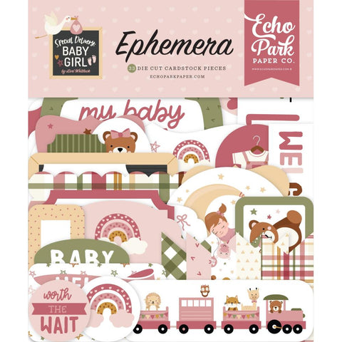 Echo Park Ephemera  [Collection] -  Special Delivery Baby Girl