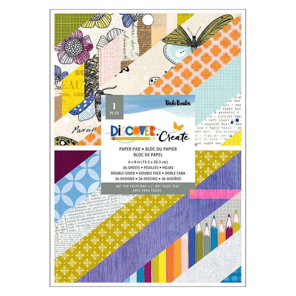 American Crafts 6x8 Paper Pad - Vicki Boutin - Discover & Create