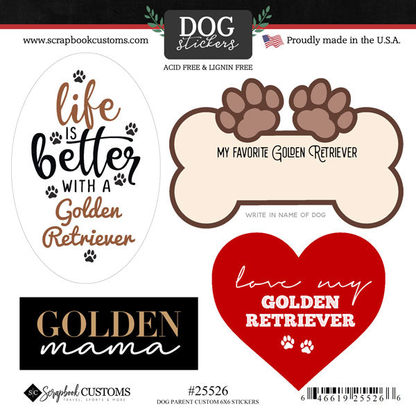Scrapbook Customs  - Dog Best Friend Sticker