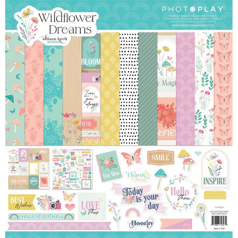 Photoplay 12x12 Paper  [Collection] - Wildflower Dreams