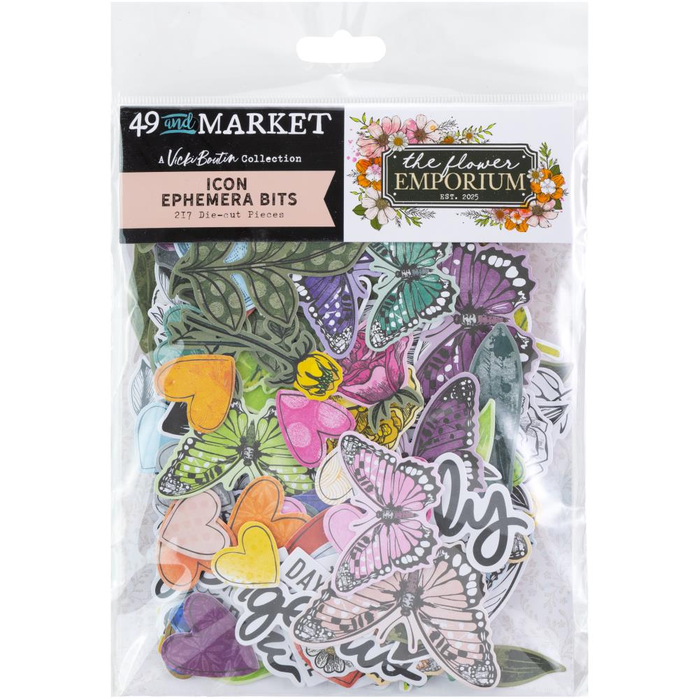 49 and Market / Vicki Boutin  Icon Ephemera Bits [Collections] - Flower Emporium