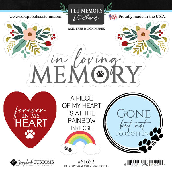 Scrapbook Customs  - Pet In Loving Memory