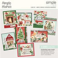 Simple Stories Card Kit - Simple Vintage Evergreen Memories