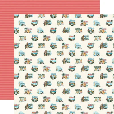 Carta Bella 12x12 Paper  [Collection] - Hawaii - Explore Hawaii