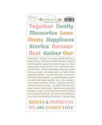 Mintay Paper Stickers - Family Stories  - Words
