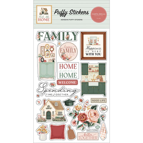 Carta Bella puffy Stickers - Feels Like Home