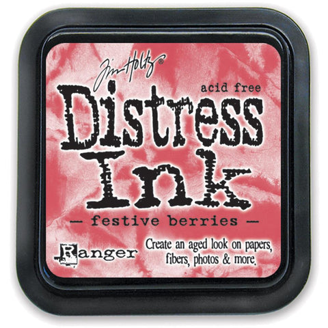 Tim Holtz Distress Ink Pad Full Size - Festive Berries