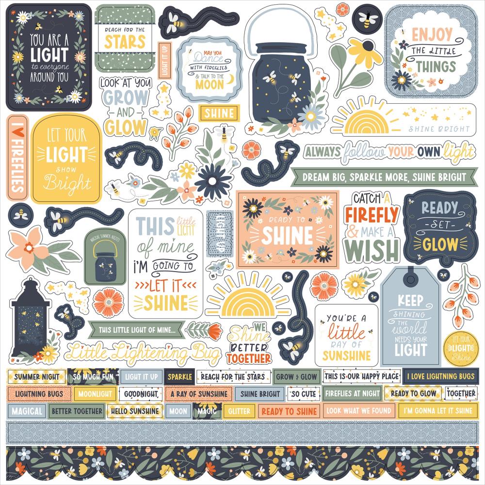 Echo Park 12x12  Stickers  [Collection] - Firefly