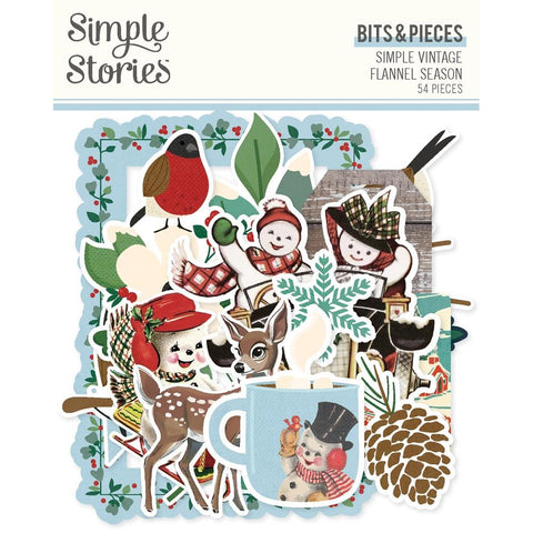 Simple Stories  Bits & Pieces  [Collection] -Simple Vintage Flannel Season