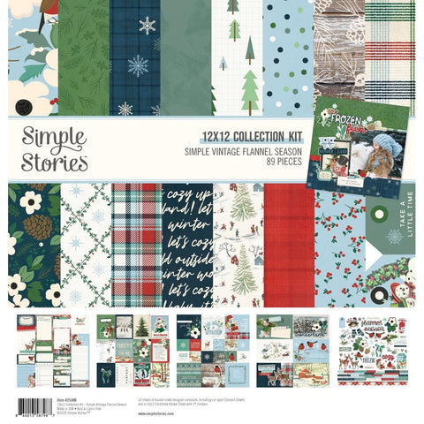 Simple Stories  12x12 Paper [Collection] - Simple Vintage Flannel Season