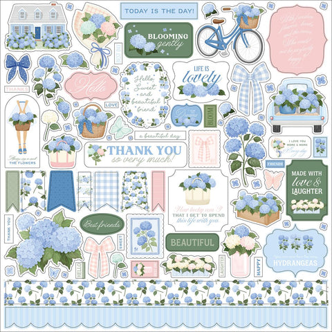 Carta Bella 12x12  Stickers  [Collection] - Flower Shoppe