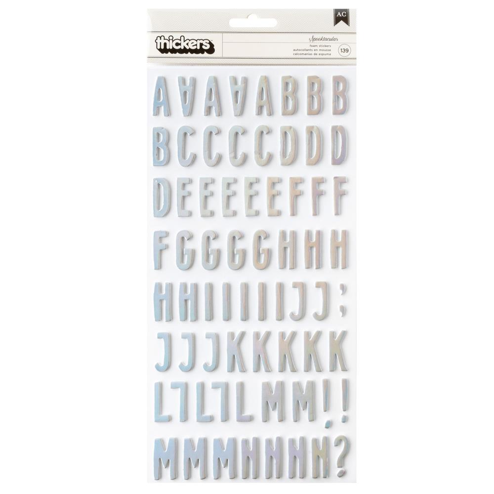 Thickers Holographic foil foam stickers - Spooktacular