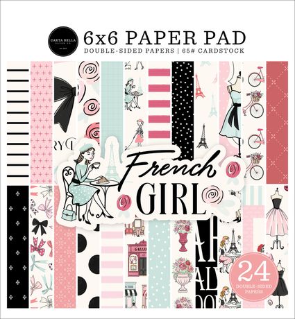 Carta Bella 6x6 Paper Pad  [Collection] - French Girl