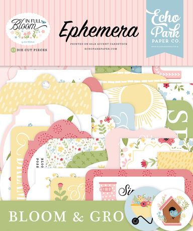 Echo Park Ephemera  [Collection] - In Full Bloom