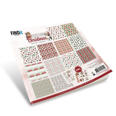 Find It [Yvonne Creations]  8x8 Paper Pad - A Very Furry Christmas
