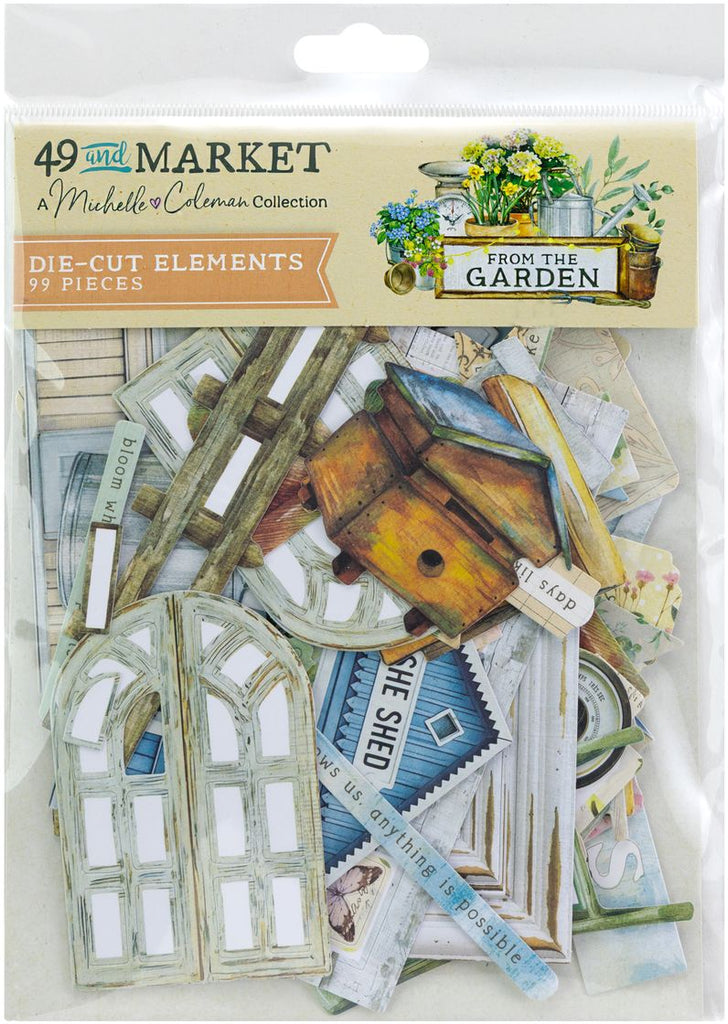 49 and Market  Die Cut Elements - From The Garden