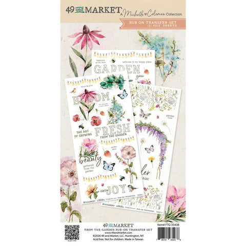 49 and Market  Rub On Transfers[Collections] - From The Garden