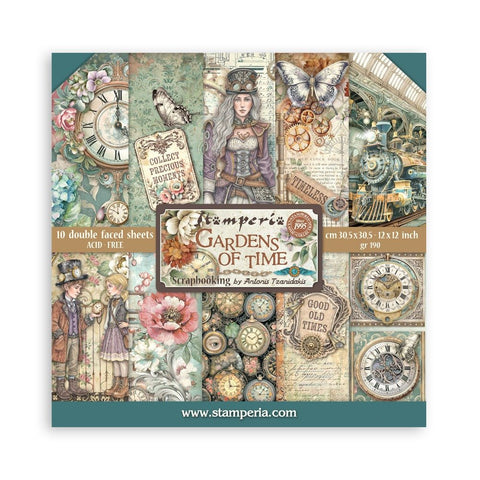 Stamperia 12x12 Paper [Collection] - Gardens Of Time