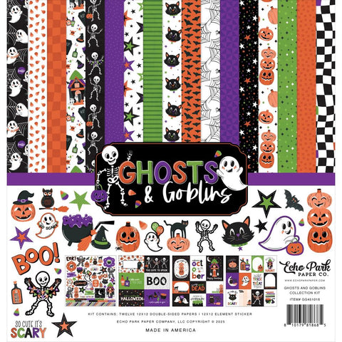 Echo Park 12x12 Paper  [Collection] - Ghost & Goblins
