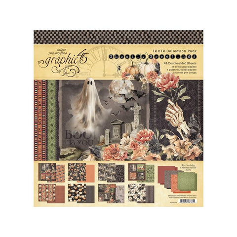 Graphic 45 12x12 Paper Collection [Collection] - Ghostly Greetings
