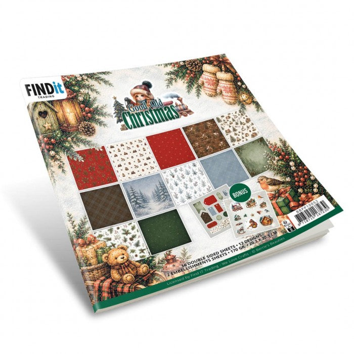 Find It   8x8 Paper Pad - Good Old Christmas