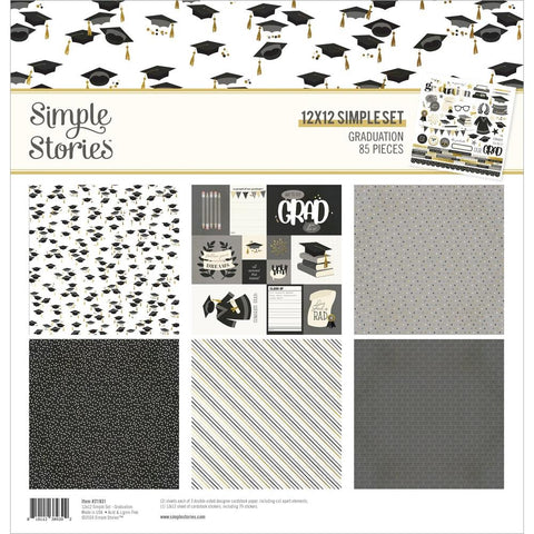 Simple Stories Simple Set 12x12 Paper [Collection] - Graduation