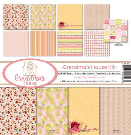 Reminisce 12x12 Collection Pack - [Collection] -Grandma's House Kit
