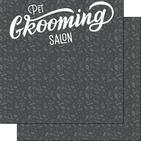 Scrapbook Customs 12x12 Paper - Pet Grooming