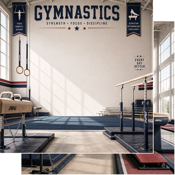 Scrapbook Customs 12x12 Paper - Gymnastics boy