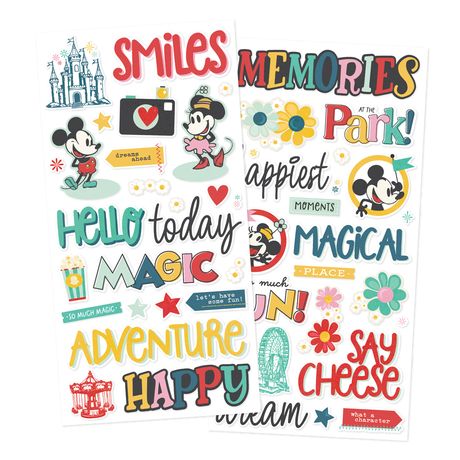 Simple Stories Foam Stickers [Collections] - Say Cheese Happiest Place