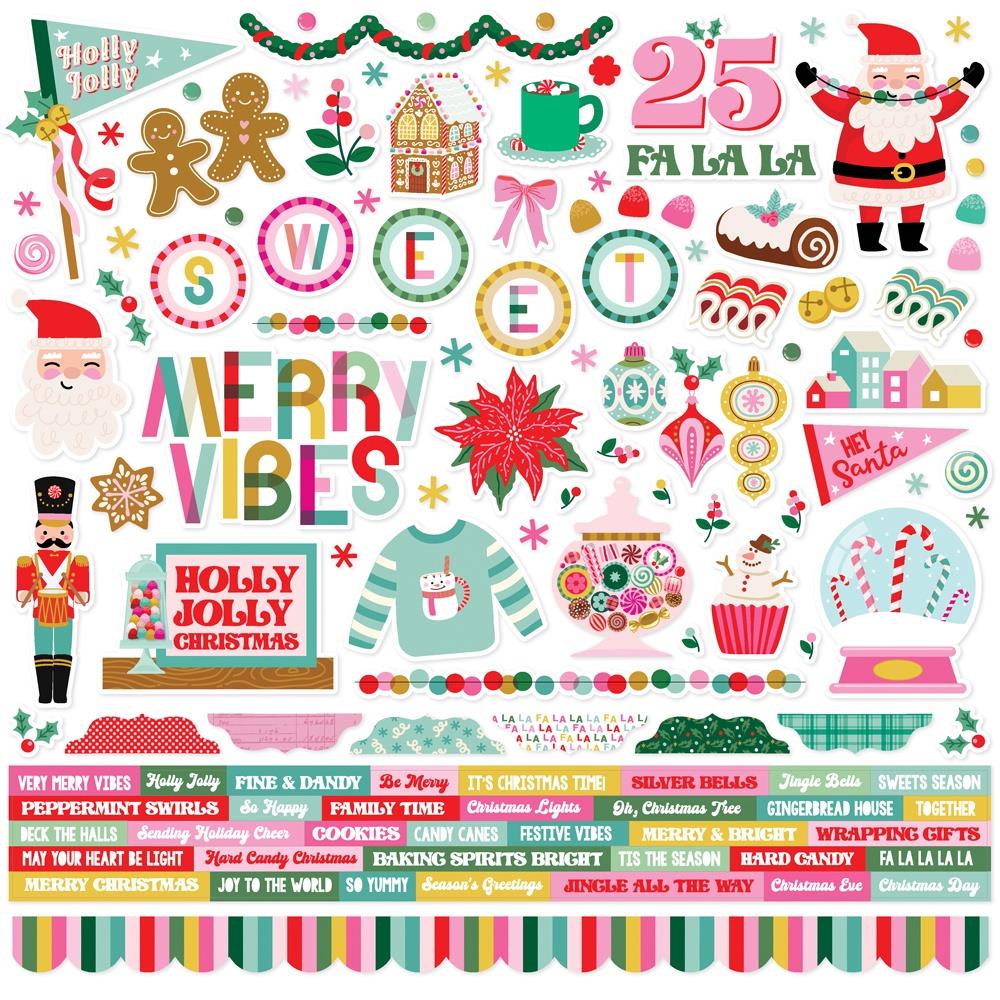 Simple Stories  Stickers [Collections] - Hard Candy Christmas